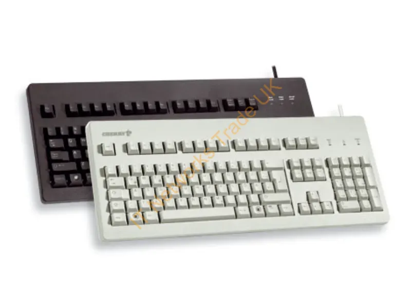 G80-3000LSCEU-2 - Cherry Standard Pc G80-3000 Usb, Ps-2 Keyboard Usb + Ps/2 Qwerty Black