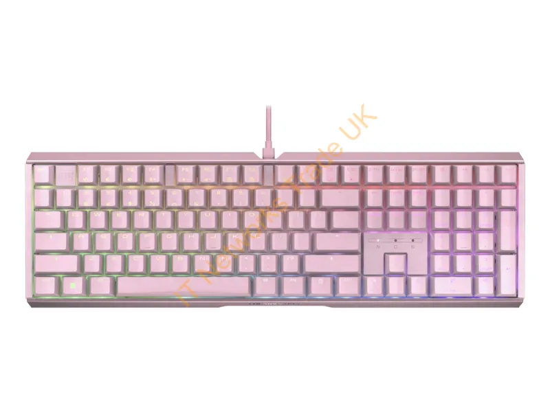 G80-3890HIAUS-9 - Cherry Xtrfy Mx 3.1 Keyboard Gaming Usb Qwerty English Pink