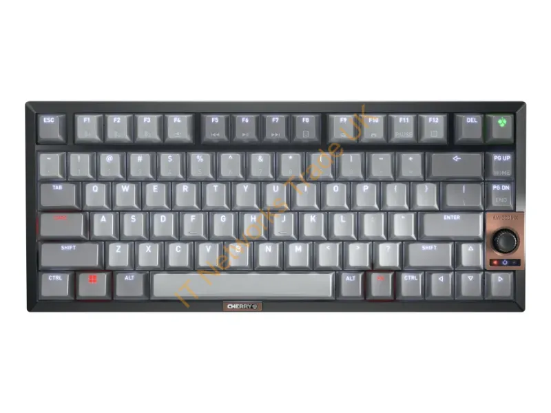 G80-3960HIAUS-2 - Cherry Kw 300 Mx Keyboard Home Usb + Bluetooth Qwerty English Black, Copper, Gray