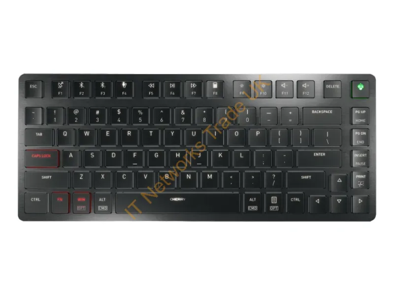 G8U-27050LTBUS-2 - Cherry Kw X Ulp 2.0 Mini Keyboard Home/Office Usb + Rf Wireless + Bluetooth Qwerty English Black