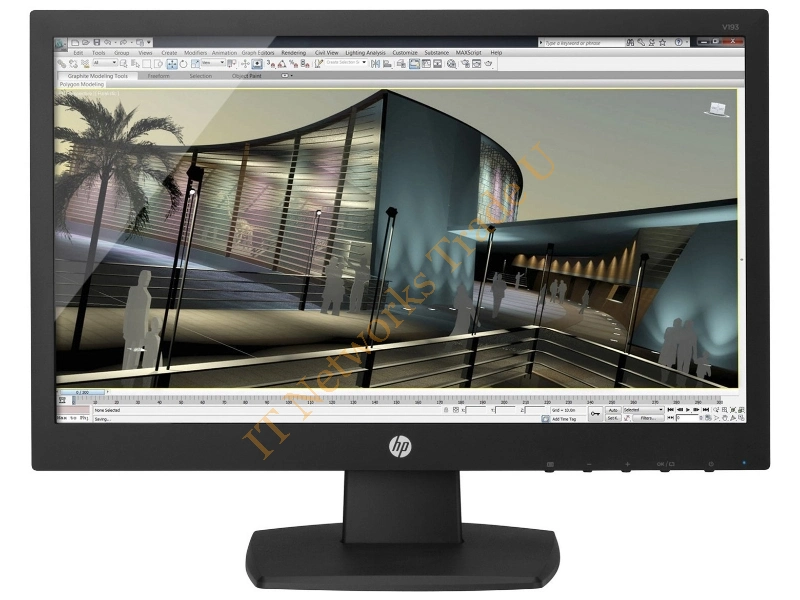G9W86AT - HP V193 18.5" HD Matt Black computer monitor