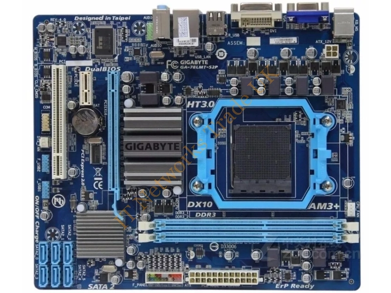 GA-78LMT-S2P Gigabyte Motherboard Rev.5.1 AMD 760G AM3+ AM3 DDR3 Micro ATX