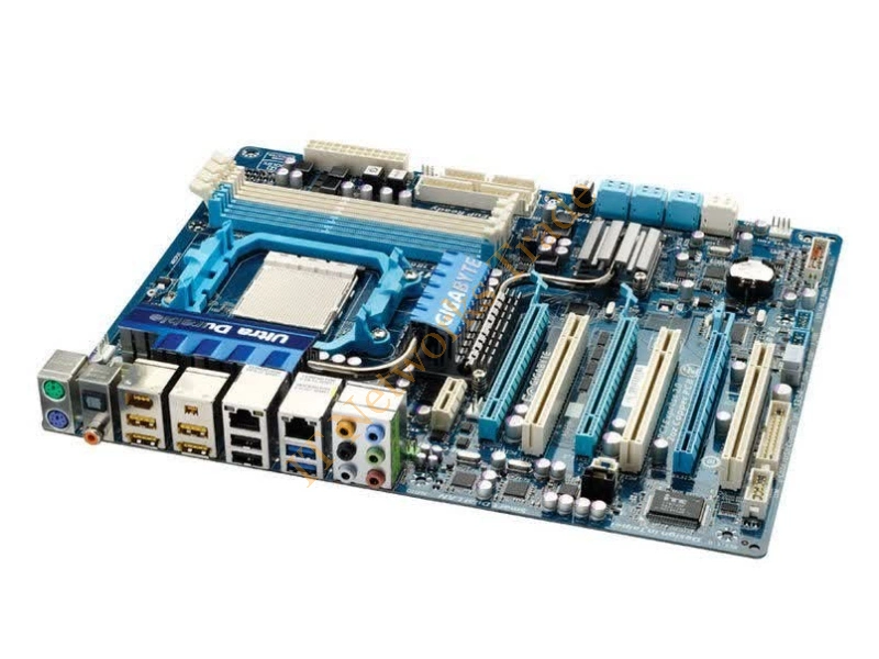 GA-790FXTA-UD5 Gigabyte AMD 790FX/SB750 DDR3 4-Slot System Board Socket AM3 Desktop Motherboard