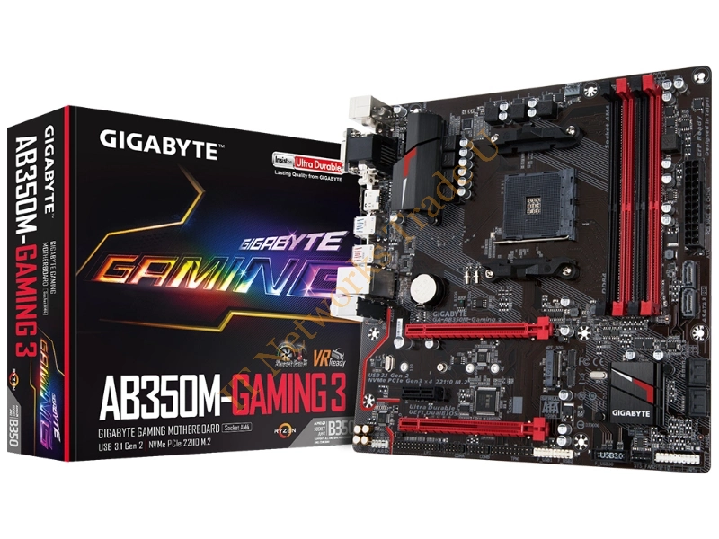 Gigabyte GA-AB350M-Gaming 3 AMD B350 Socket AM4 Micro ATX