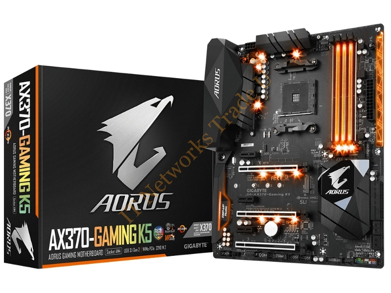 Gigabyte AX370-Gaming K5 AMD X370 Socket AM4 ATX