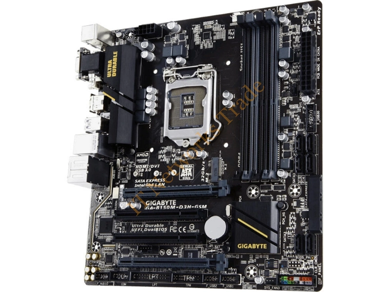 GA-B150M-D3H-GSM Gigabyte System Board Intel B150 Chipset Micro-ATX Socket LGA-1511 Desktop Motherboard