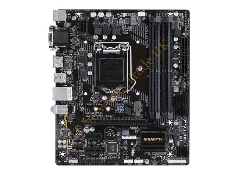 GA-B250M-DS3H Gigabyte Motherboard Rev.1.0 Intel LGA-1151 B250 DDR4 Micro ATX