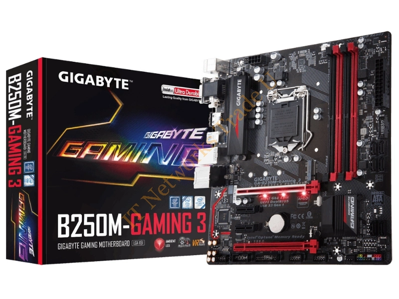 Gigabyte GA-B250M-GAMING 3 S1151 B250 Intel B250 LGA 1151 (Socket H4) Micro ATX