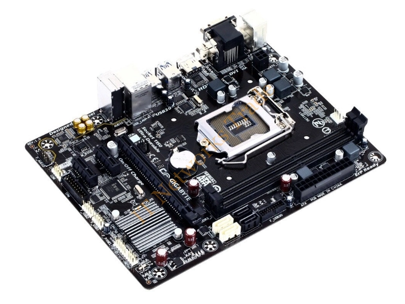 GA-H81M-S2H-GSM Gigabyte System Board Intel H81 HDMI SATA 6Gb/s USB 3.0 Micro-ATX Socket LGA-1150 Desktop Motherboard