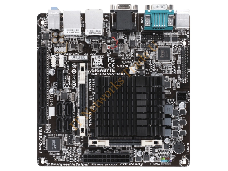 Gigabyte GA-J3455N-D3H (rev. 1.0) BGA 1296 Mini ITX