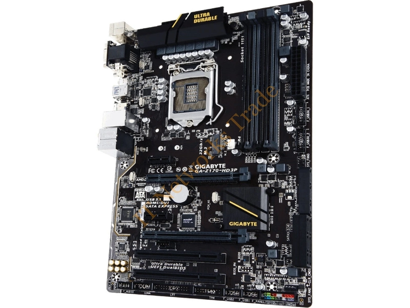 GA-Z170-HD3P Gigabyte Intel Z170 Express DDR4 4-Slot System Board Socket LGA1151 Desktop Motherboard