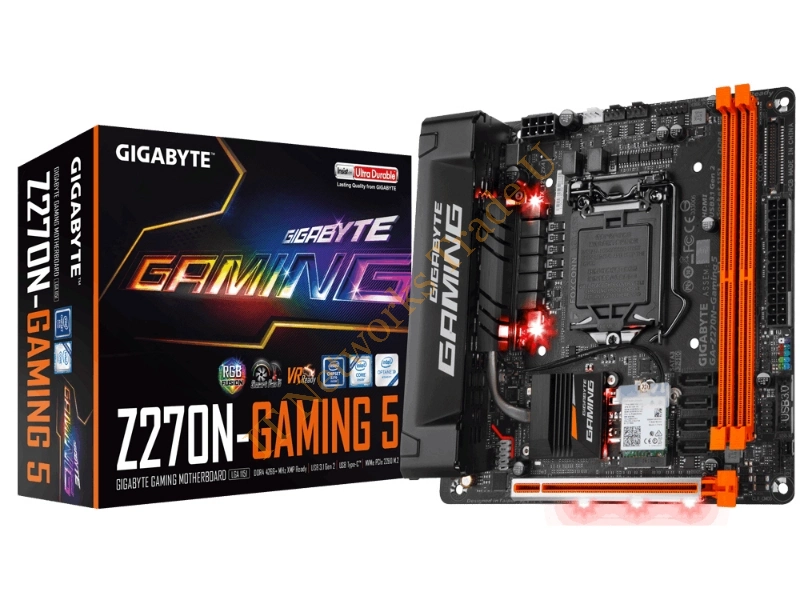 Gigabyte GA-Z270N-GAMING 5 Intel Z270 LGA 1151 (Socket H4) Mini ITX motherboard