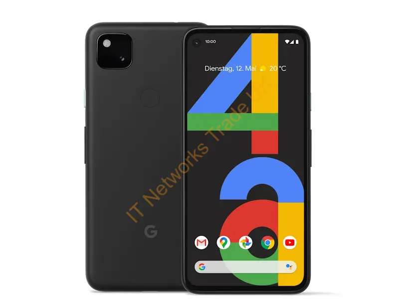 GA02099-UK - Google Pixel 4a 14.7 cm (5.8") Android 10 4G USB Type-C 6 GB 128 GB 3140 mAh Black