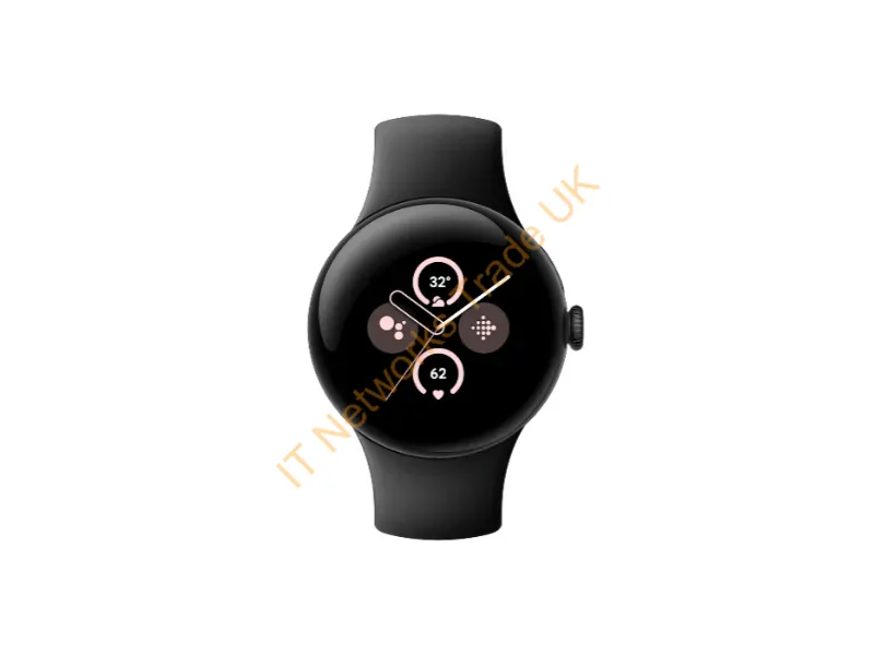 GA05029-DE - Google Pixel Watch 2 AMOLED 41 mm Digital Touchscreen Black Wi-Fi GPS (satellite)