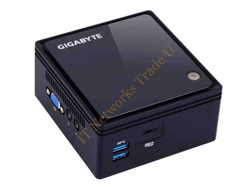 Gigabyte GB-BACE-3000 (rev. 1.0) BGA 1170 1.04GHz N3000 0.69L sized PC Black Desktop Barebone