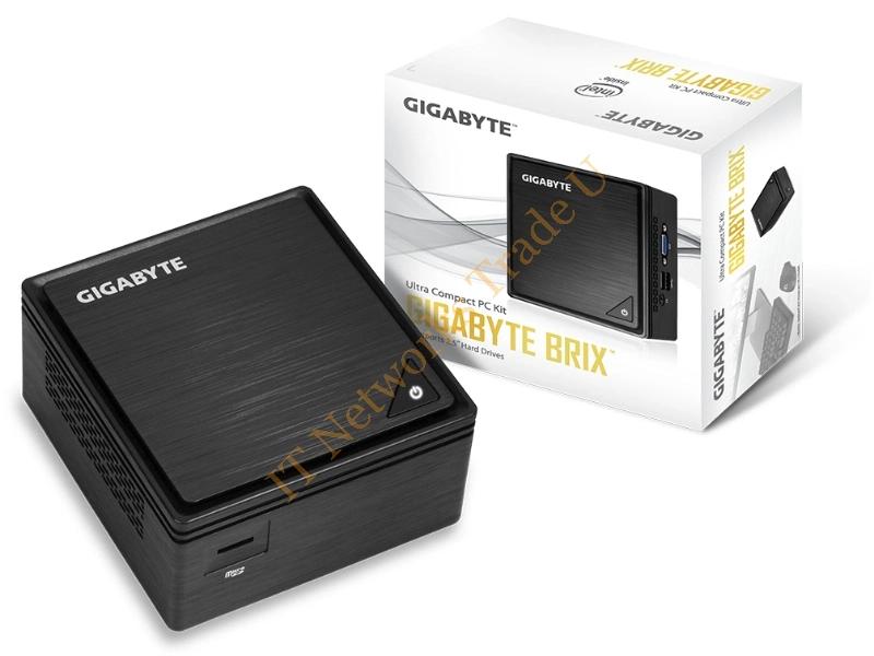 Gigabyte GB-BPCE-3455 BGA 1296 1.50GHz J3455 0.69L Sized PC Black PC/workstation barebone