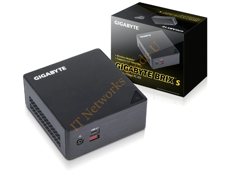 Gigabyte GB-BSCEHA-3955 BGA 1356 2GHz 3955U 0.6L sized PC Black PC/workstation barebone