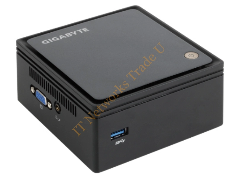 Gigabyte GB-BXBT-2807-500/4 BGA 1170 1.58GHz N2807 UCFF Black PC/workstation barebone