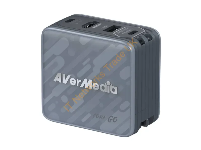 GC313(Black) - Avermedia Gc313 Universal Black Ac Fast Charging Indoor