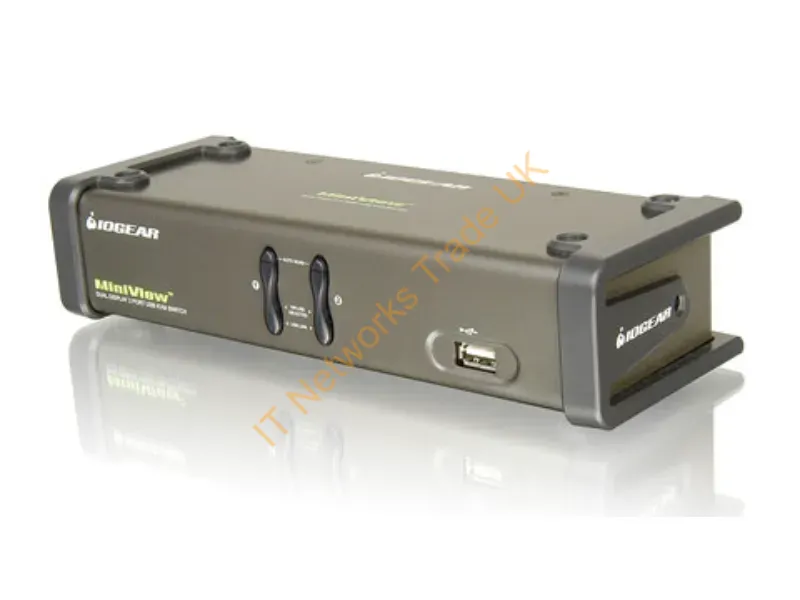 GCS1742 - Iogear 2-Port Dual View With Cables Kvm Switch