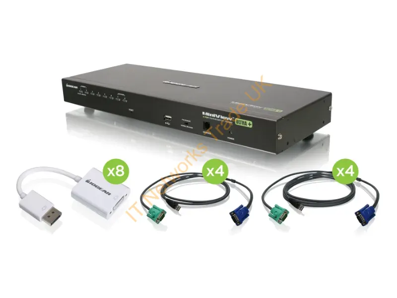 GCS1808DPKITU - Iogear Gcs1808Dpkitu Kvm Switch Rack Mounting Black