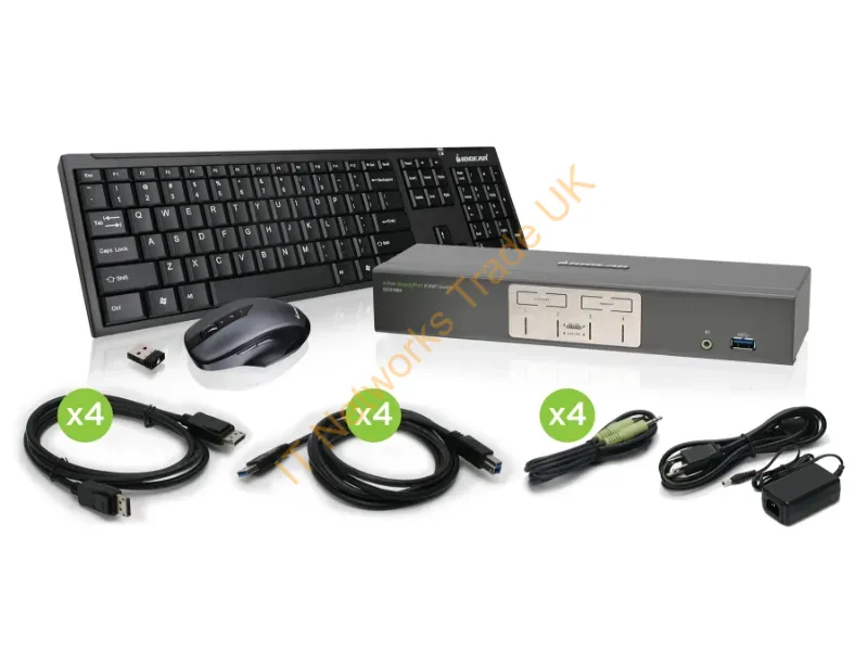 GCS1904-KM - Iogear Gcs1904-Km Kvm Switch Black