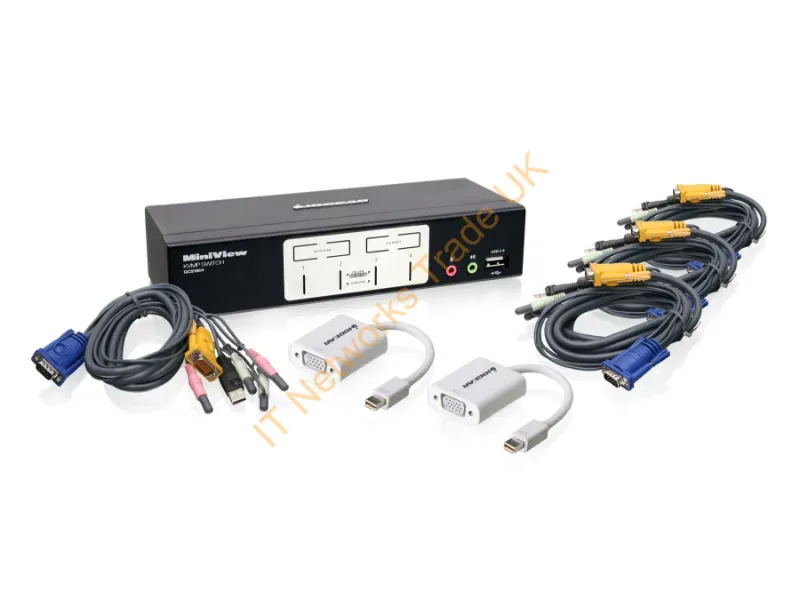 GCS72MDPKIT - Iogear Gcs72Mdpkit Kvm Switch Black