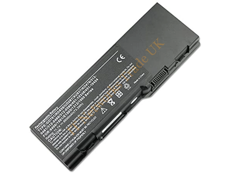 GD761 Dell 9-Cell 11.1V 6600mAH Li-Ion Battery for Inspiron E1505 and 6400 Laptop Battery