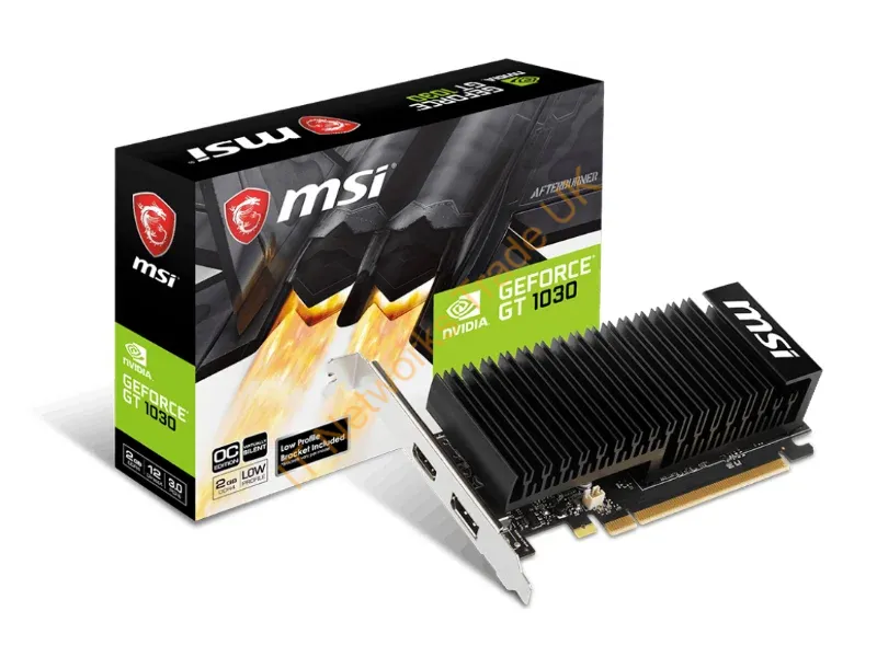GEFORCEGT10302GHD4LPOC - MSI GT 1030 2GB 2GHD4 LP OC W/LP