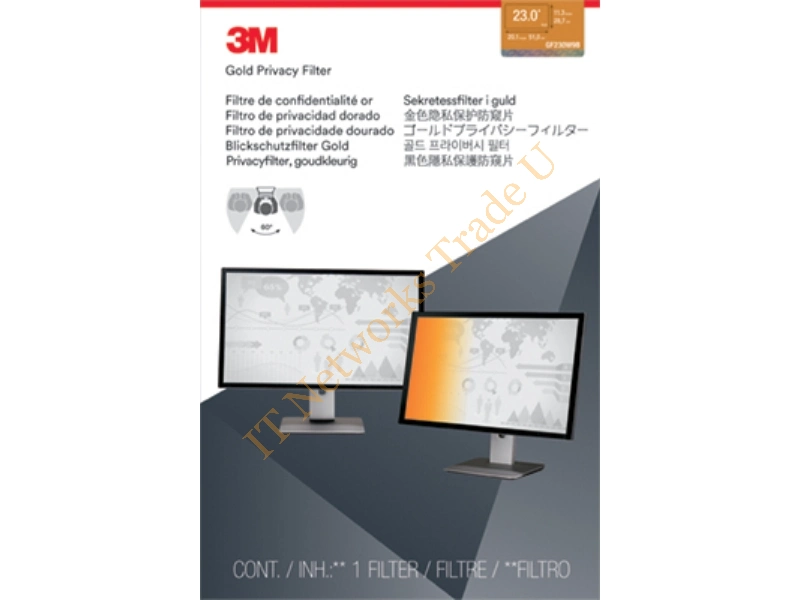 GF230W9B - 3M 23.0" Widescreen Gold Privacy Filter Monitor Accessory