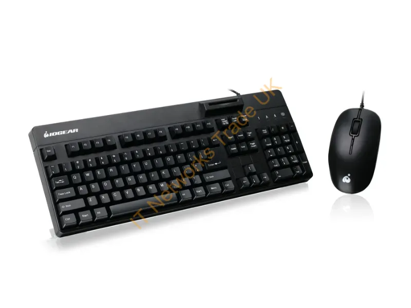 GKBSR202TAAKIT - Iogear Gkbsr202Taakit Keyboard Mouse Included Office Usb Qwerty English Black