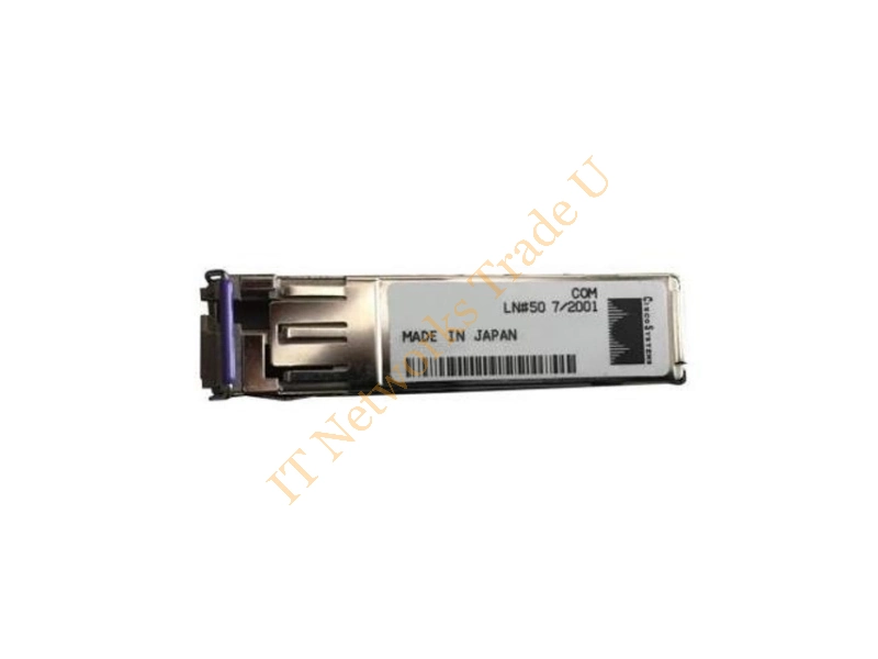 GLC-BX-U-60KM Cisco 1Gbps 1000Base-BXU Single-mode Fiber 1310nm TX/1490nm RX 60km SFP Transceiver Module