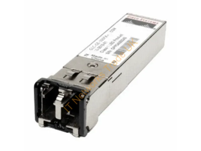 GLC-FE-100FX-RGD= Cisco Multi-Mode 100Mbps 100Base-FX Fiber 2km 1310nm Duplex LC Connector SFP Transceiver Module