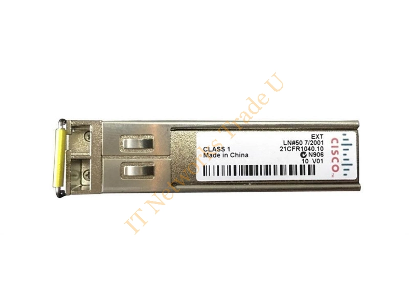 GLC-FE-100LX48-RF Cisco 100Mbps 100Base-LX Single-Mode Fiber 15km 1310nm Duplex LC Connector SFP Transceiver Module