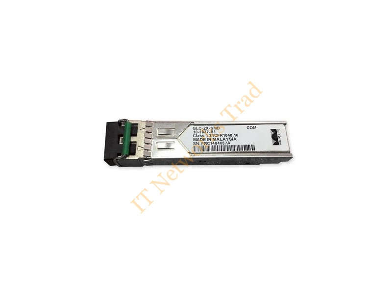 GLC-ZX-SMD-120KM Cisco 1Gb/s 1000BASE-ZX Single-Mode Fiber 120km 1550nm Duplex LC Connector SFP Transceiver Module
