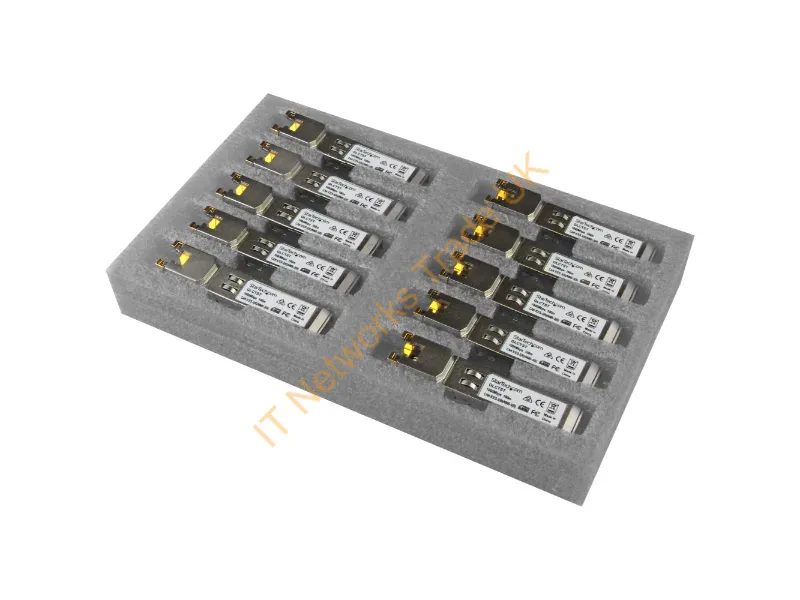 GLCT10PKST StarTech 1000Base-T Gigabit RJ-45 Copper SFP Mini-GBIC Transceiver Module