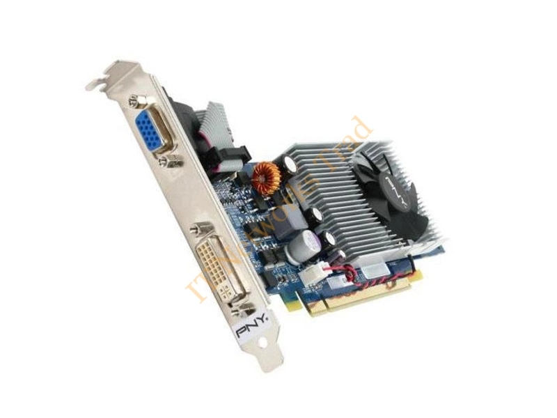 GM94W0GN2E1FT PNY GeForce 9400 GT 1GB 128-Bit DDR2 12.8Gbps DVI-I and DVI-I Mini DIN HDMI VGA PCI Express Video Graphics Card