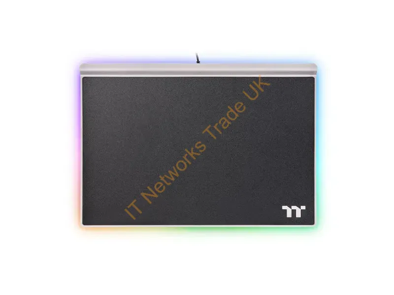 GMP-MP1-BLKHMC-01 - Thermaltake Argent Mp1 Rgb Gaming Mouse Pad Black, Titanium