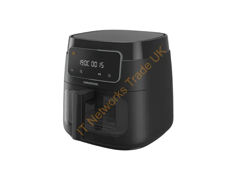 GMS8070 - Grundig FRY 7320 Single 7.6 L Stand-alone 1900 W Hot air fryer Black