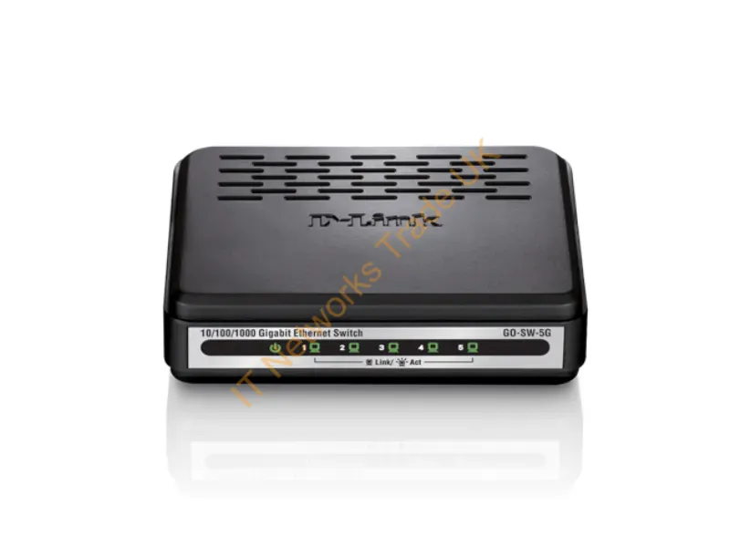 GO-SW-5G D-Link 5-Port 10/100/1000Base-T Unmanaged Fast Ethernet Network Switch