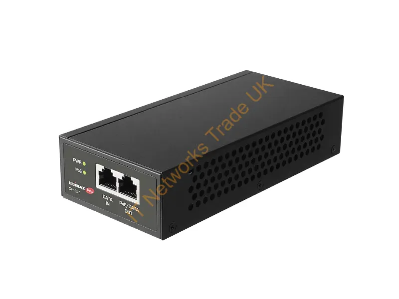 GP-103IT - Edimax GP-103IT PoE adapter 10 Gigabit Ethernet, 100 Gigabit Ethernet, Gigabit Ethernet