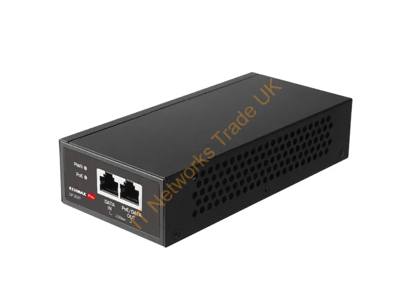 GP-203IT - Edimax GP-203IT PoE adapter 2.5 Gigabit Ethernet, Fast Ethernet, Gigabit Ethernet