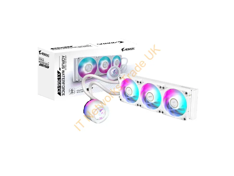 GP-AORUSWATERFORCEXII360I - Gigabyte Aorus Waterforce X Ii 360 Ice Processor All-In-One Liquid Cooler 4.72" (12 Cm) White