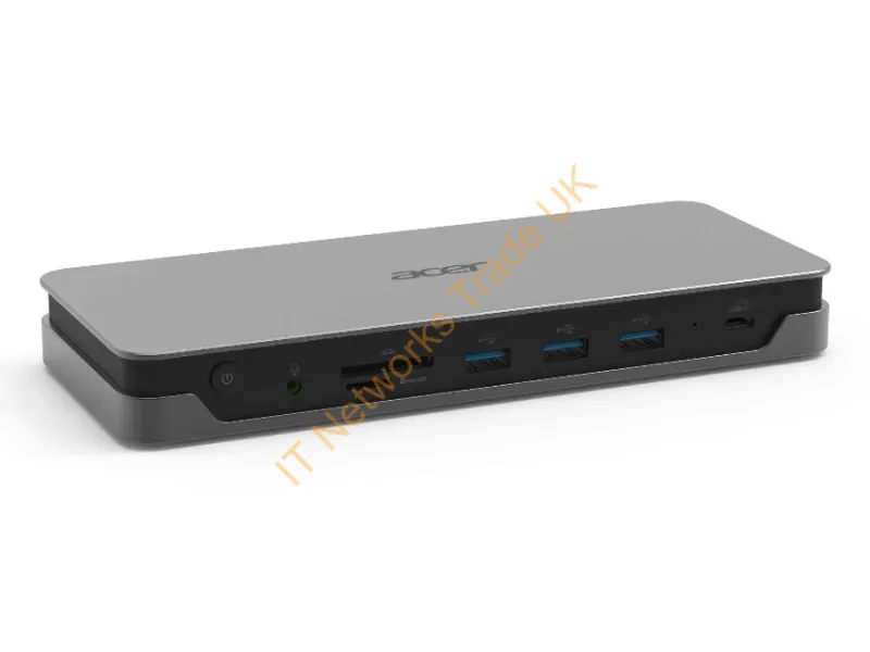 GP.DCK11.00V - Acer Adk233 Usb 3.2 Gen 1 (3.1 Gen 1) Type-C Silver