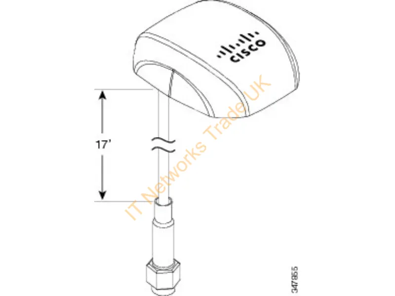 GPS-ACT-ANTM-SMA= - Cisco 4G Indoor/Outdoor Active Gps Antenna Network Antenna Directional Antenna Sma 4 Dbi