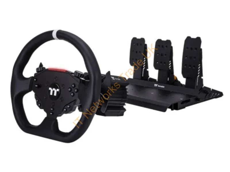 GRB-G6D-DGT3BB-01 - Thermaltake G6 Direct Drive Racing Black Usb Steering Wheel + Pedals Pc