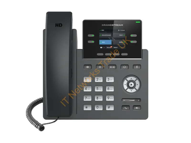 GRP2612W - Grandstream Networks Grp2612W Ip Phone Black 2 Lines Tft Wi-Fi