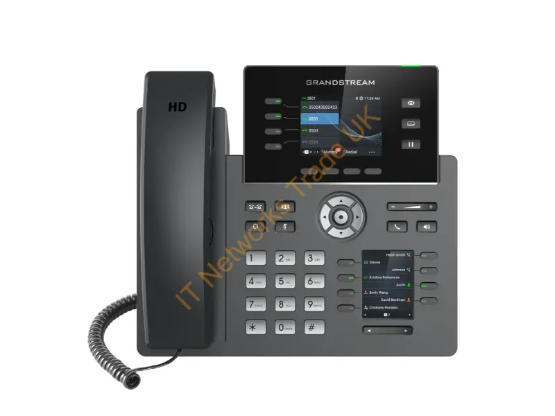 GRP2614 - Grandstream Networks Grp2614 Ip Phone Black 4 Lines Tft Wi-Fi