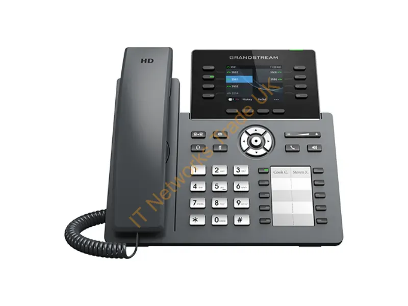 GRP2634 - Grandstream Networks Grp2634 Ip Phone Black 8 Lines Tft Wi-Fi