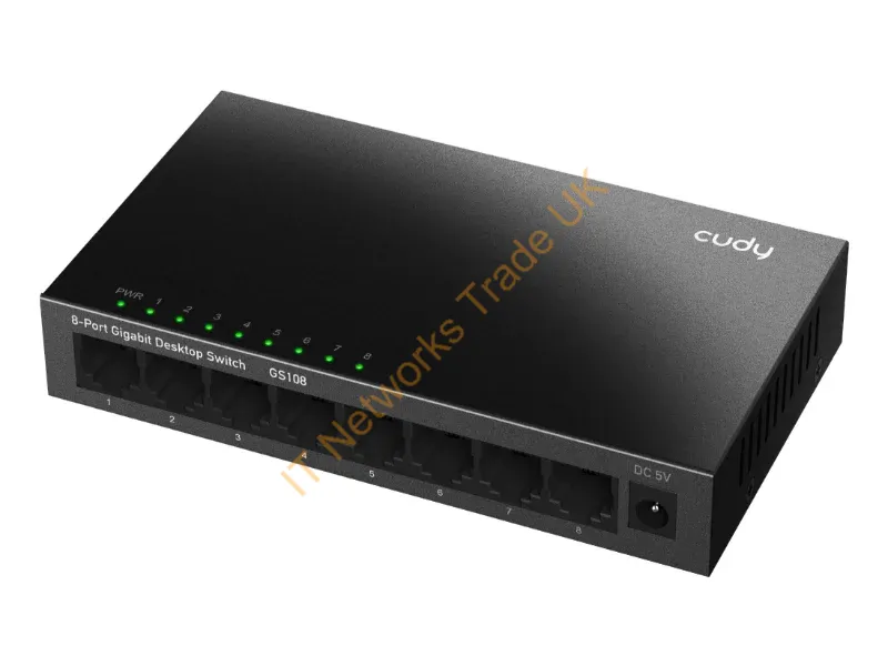 GS108 Netgear ProSafe 8-Ports 10/100/1000Mbps Gigabit Ethernet Network Switch